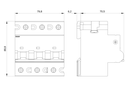 TERMOMAGNETICA 3X 80A DIN SIEMENS 10KA