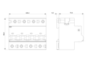 TERMOMAGNETICA 4X 80A DIN SIEMENS 10KA