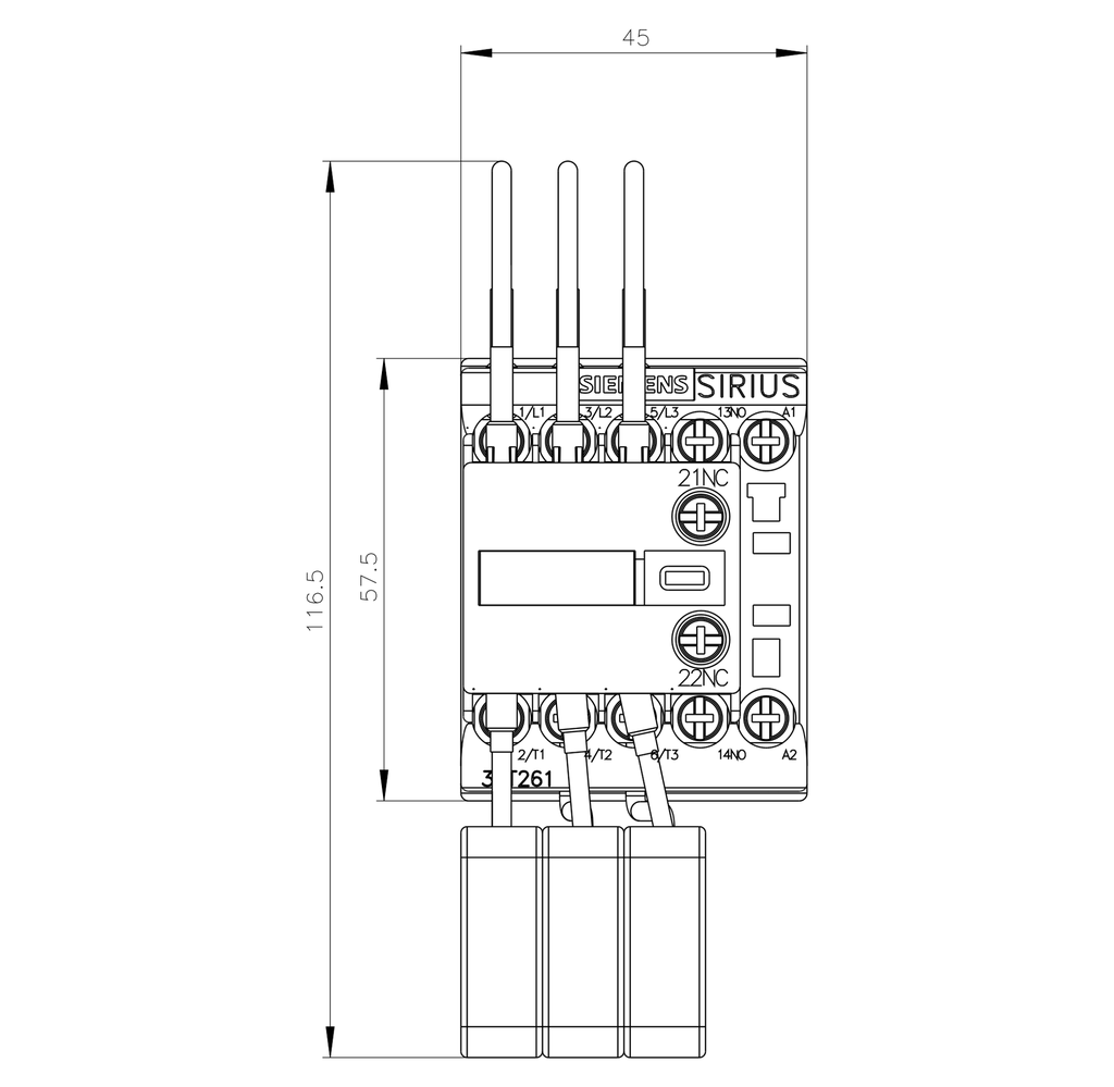 CONTACTOR P-CAPACITOR 12.5Kvar SIEMENS 