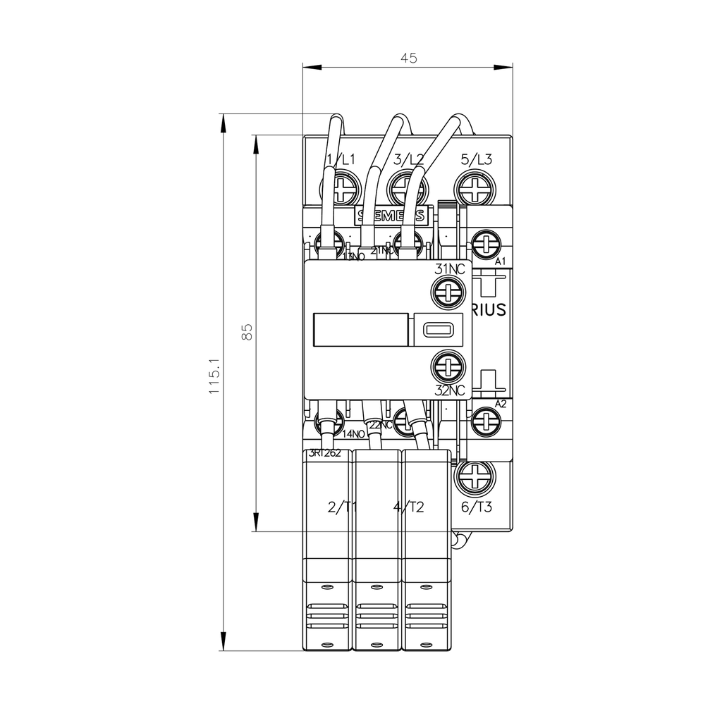 CONTACTOR P-CAPACITOR 16.7KVAR SIEMENS 