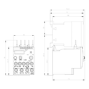 RELE TERM. 3RU21 16  1.1-1.6A P/S00  