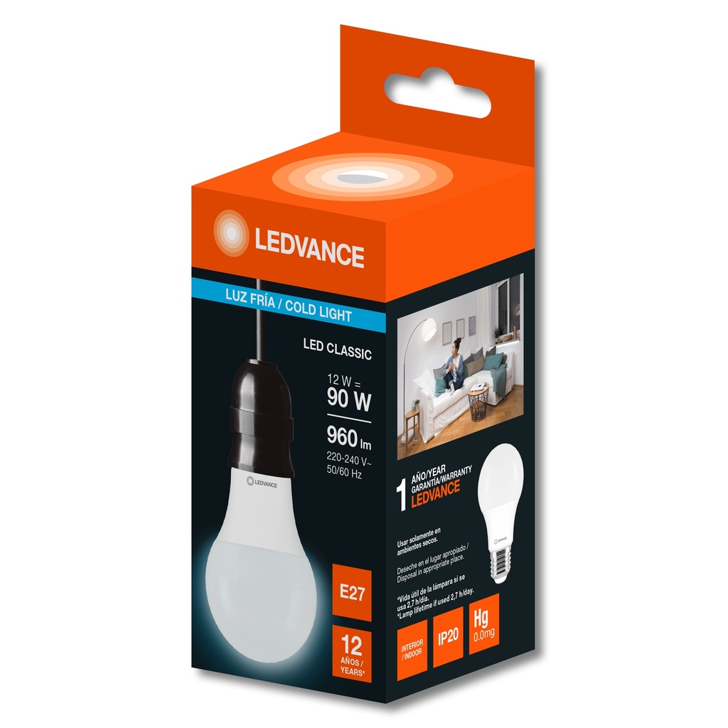 LAMPARA LED BULB 12 - 90W DIA LEDVANCE