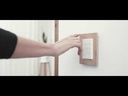 BAUHAUS TAPA MADERA TIPO NOGAL      