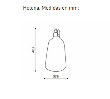 COLGANTE HELENA NEGRO