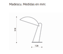 LÁMPARA DE MESA MADESCU CROMO