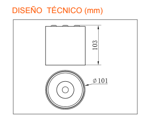 APLIQUE LED SURFACE 20W 4000K
