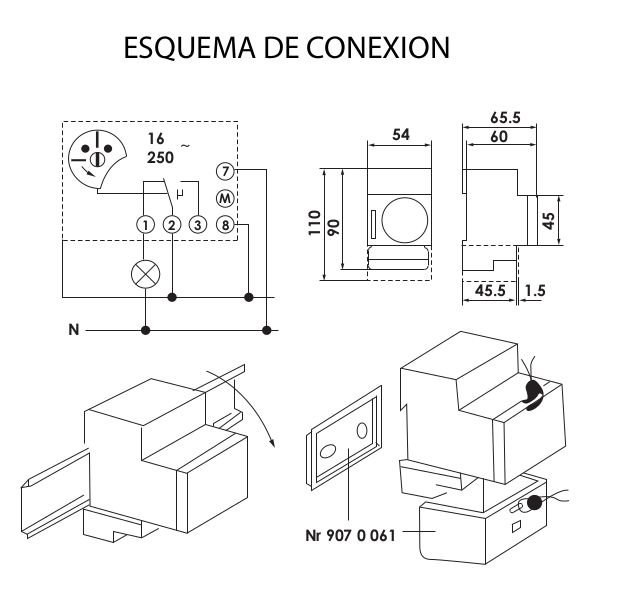 RELOJ DIARIO MECANICO