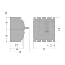 INT. CAJA MOLDEADA 4P 140-200A 25KA CVS250B