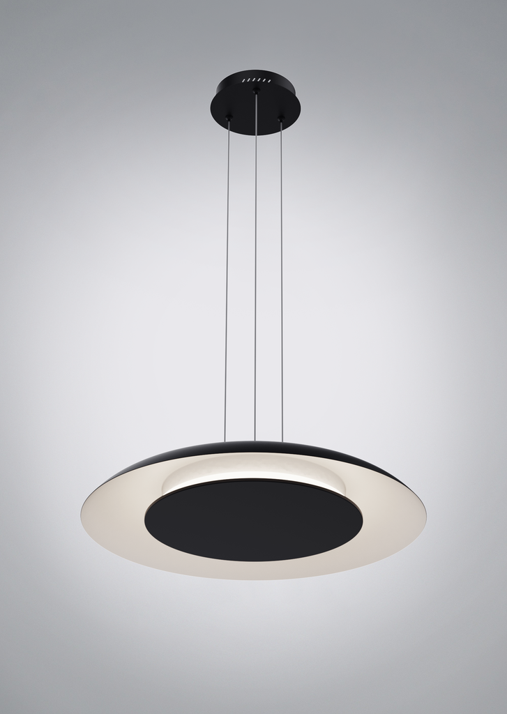 COLGANTE LED FUN NEGRO 30W Ø 400mm X H 1500mm DIM