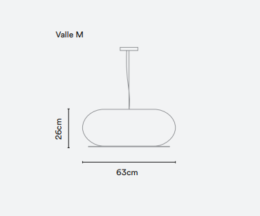 COLGANTE VALLE M LED 14.7W 2700K