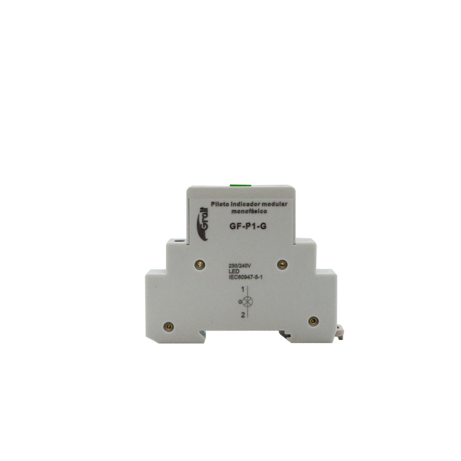 INDICADOR LUMINOSO PARA RIEL DIN VERDE 220V