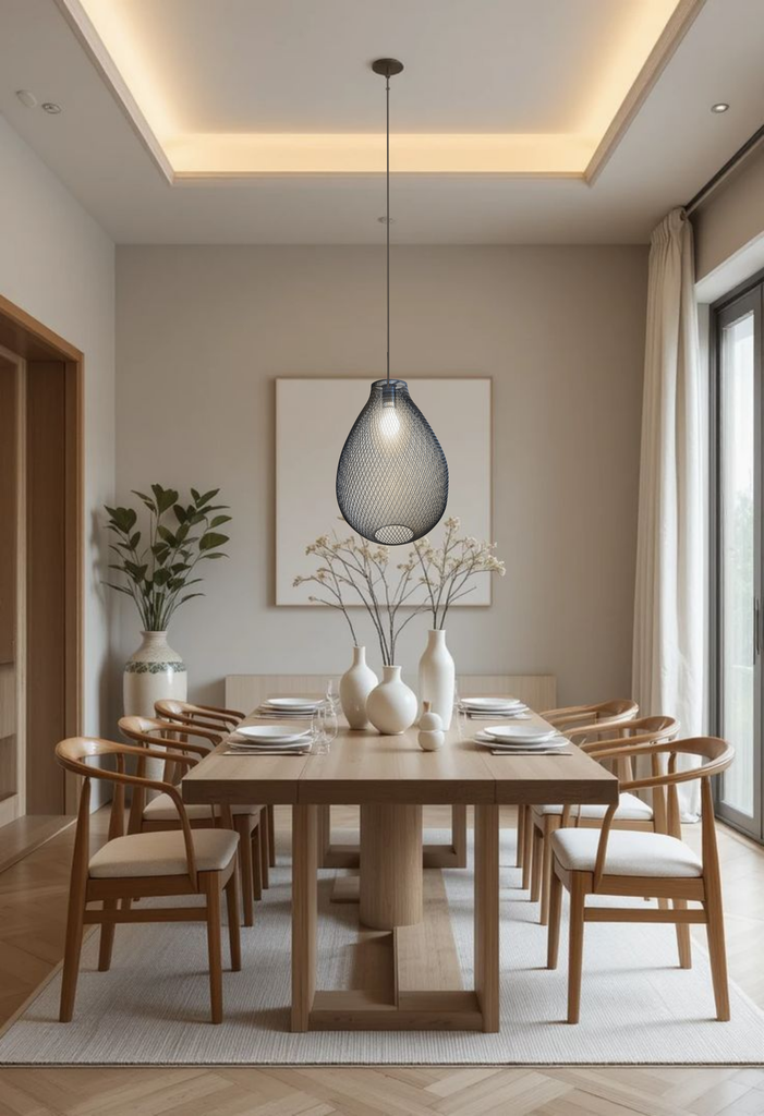 COLGANTE REJILLA MOMA NEGRO E27