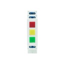 INDICADOR LUMINOSO PARA RIEL DIN TRIFASICO 220V