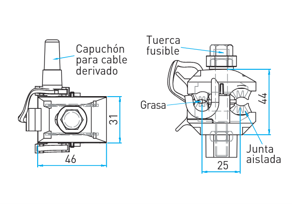 CONECTOR DENT.ESTANCO CDE-CE