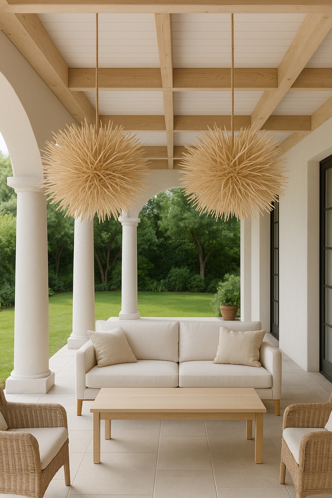 COLGANTE RATAN ERIZO 40CM