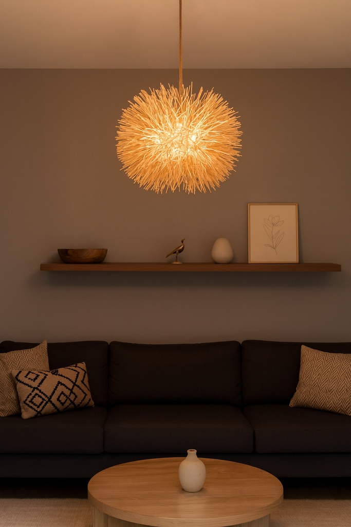 COLGANTE RATAN ERIZO 40CM