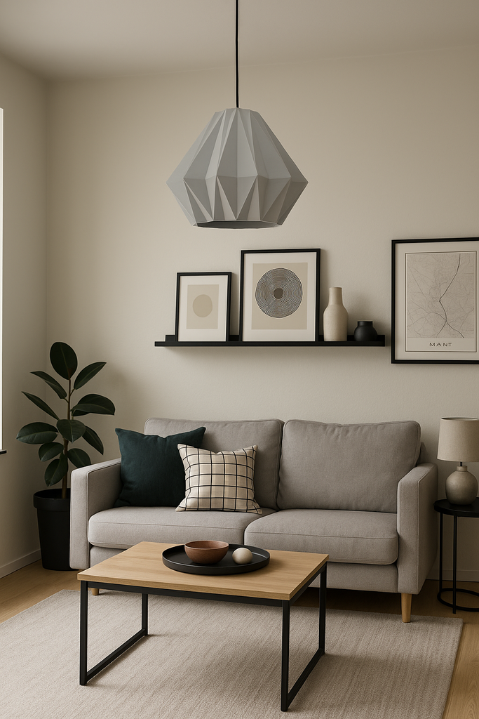 COLGANTE CARLA GRIS 45CM