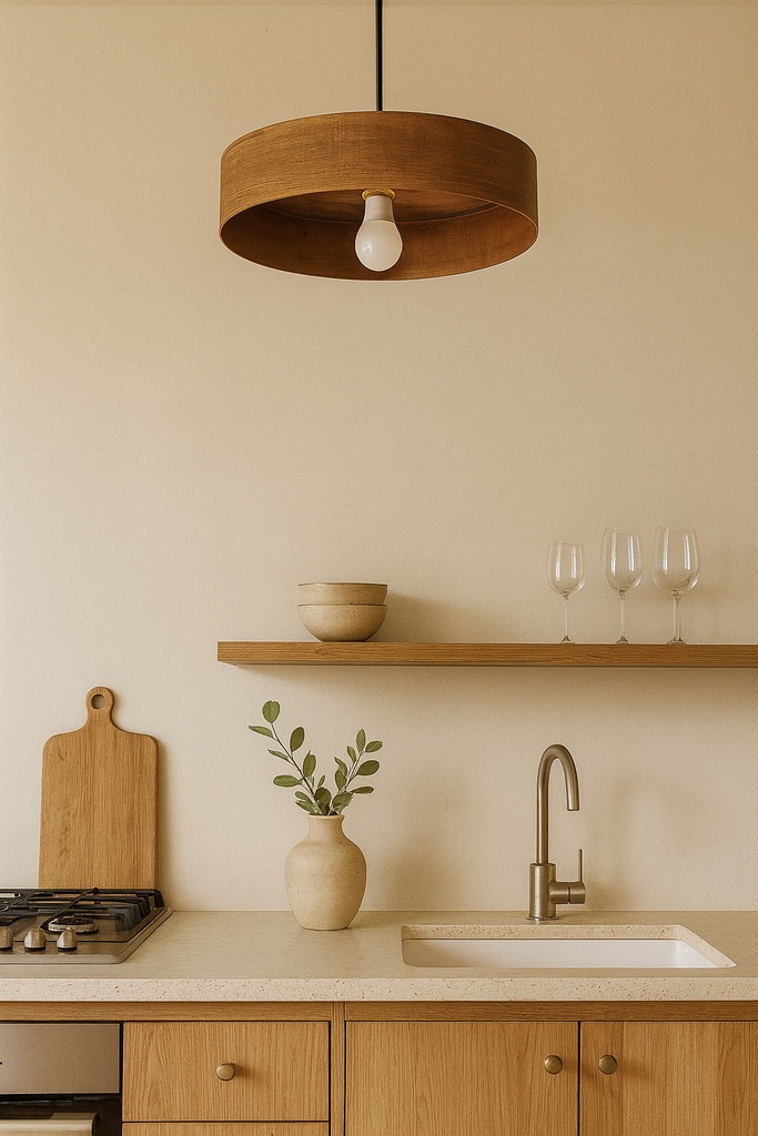 COLGANTE CHAPA 1L PANTALLA 40CM OXIDO