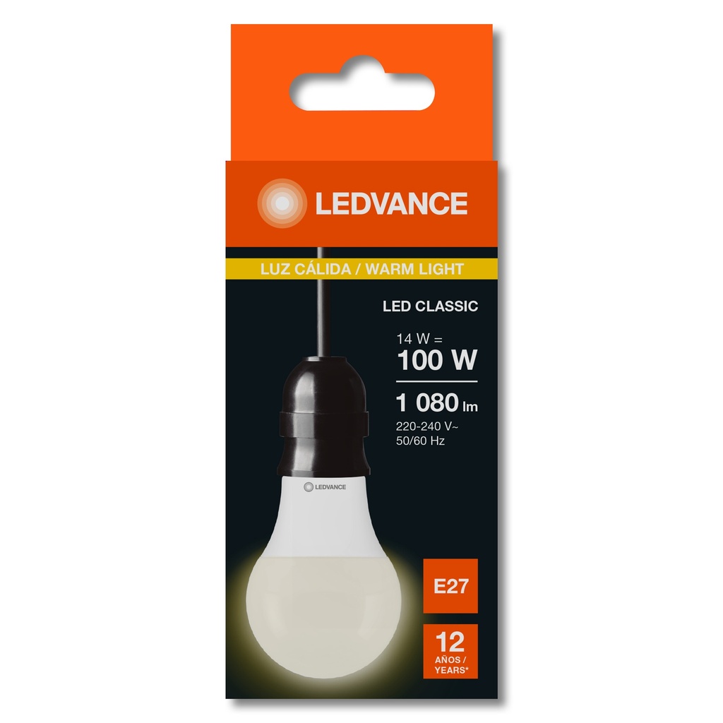 LAMPARA LED BULB 14 - 100W CAL OSRAM