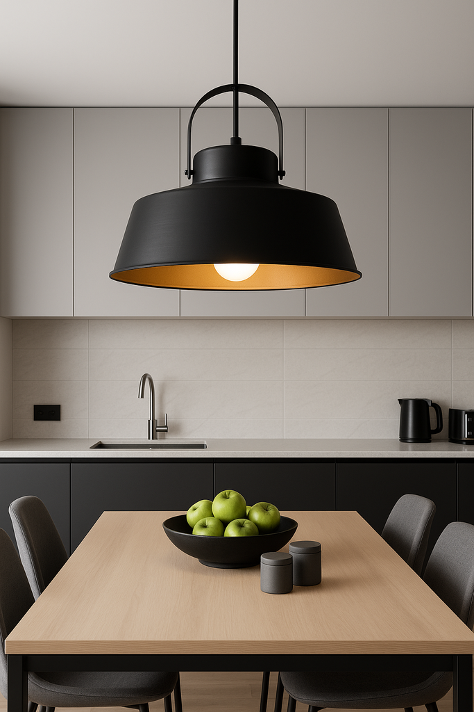 COLGANTE DE CHAPA CON HERRADURA 1L PANT 33 CM NEGRO/ORO MATE