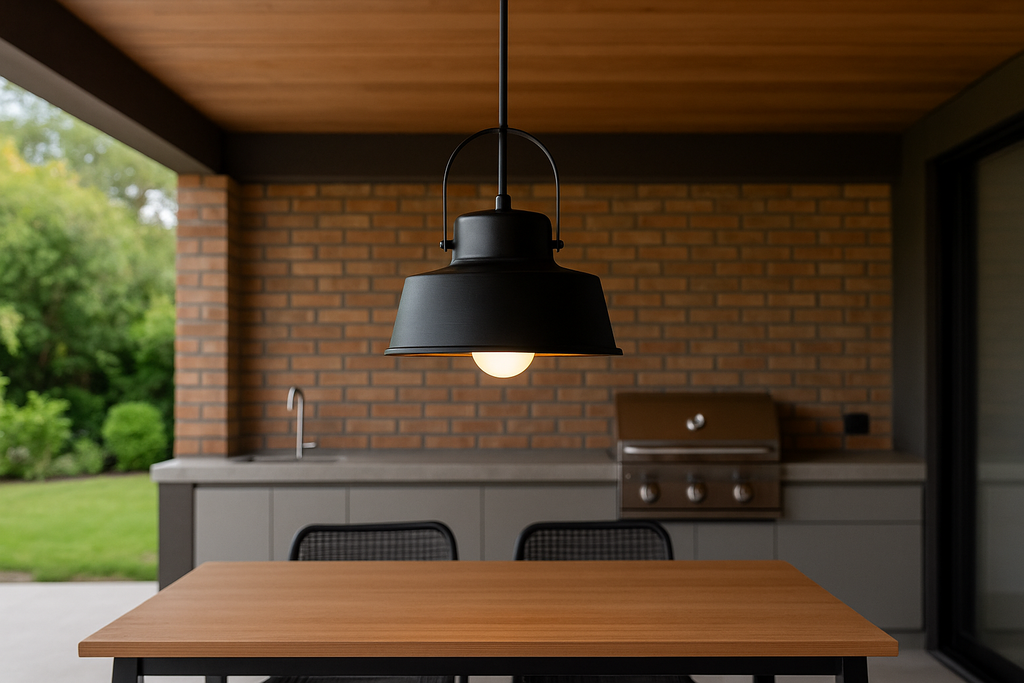 COLGANTE DE CHAPA CON HERRADURA 1L PANT 33 CM NEGRO/ORO MATE