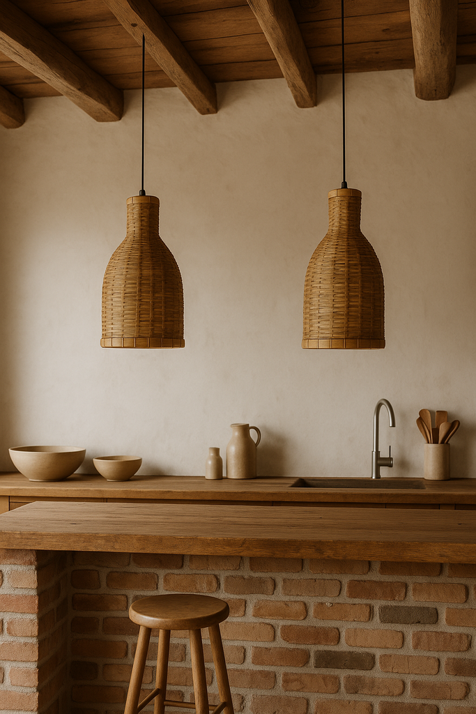 COLGANTE DE BAMBU  25X45CMH