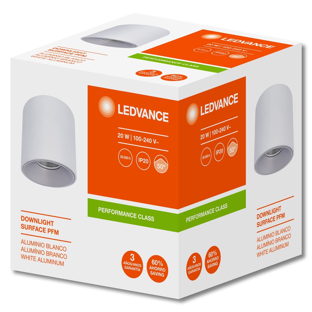 APLIQUE LED SURFACE 20W 4000K