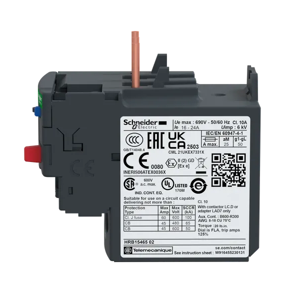 RELE TERM- 16.0/24.0 A SCHNEIDER