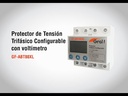 PROTECTOR DE TENSION TRIFASICO CONFIGURABLE CON VOLTÍMETRO Y NEUTRO 80A