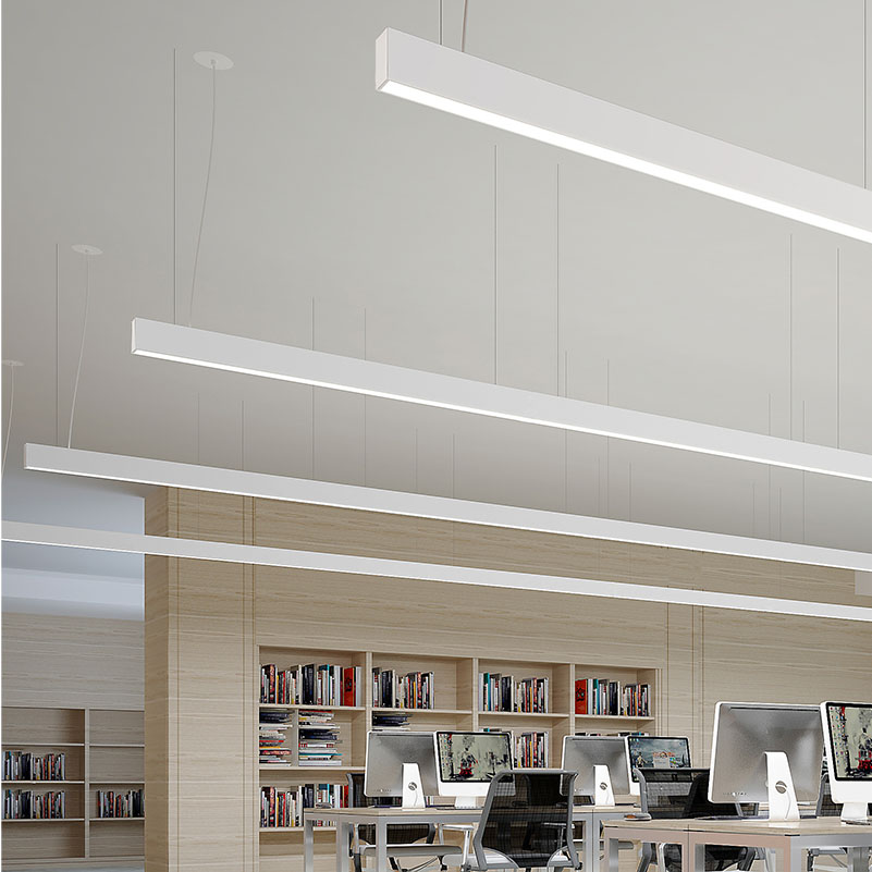 PLAFÓN TIMBER NEGRO 30W 4000K 1150mm