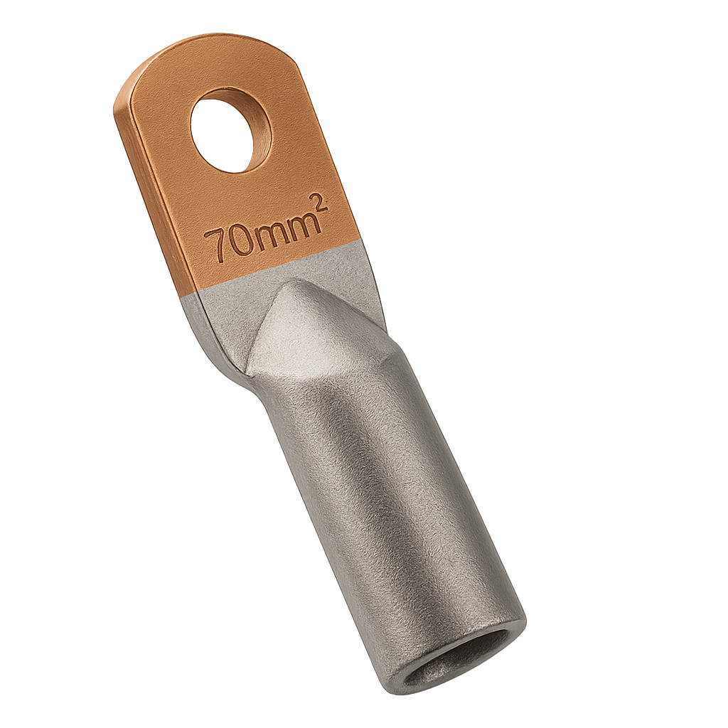 TERMINAL BIMETÁLICO  70 mm²  OJAL Ø 12,5 mm