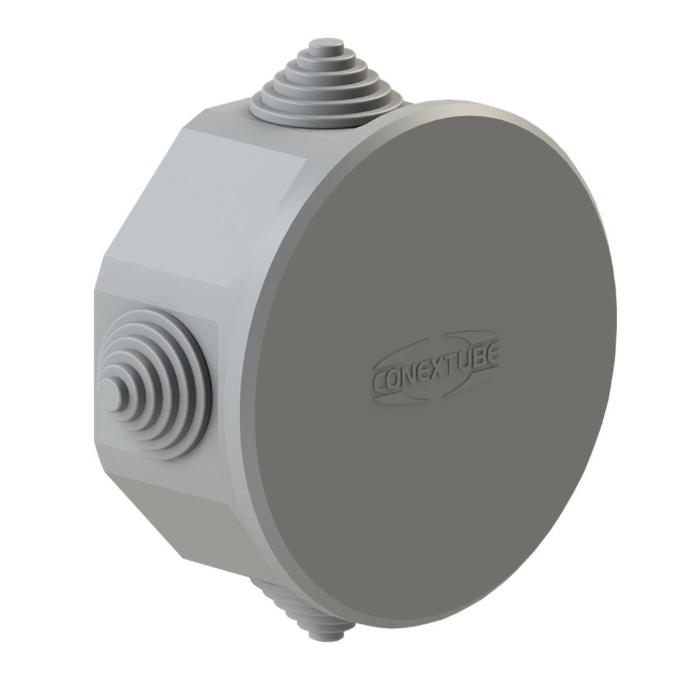 CAÑO PVC SEMI PESADO CAJA REDONDA 80X40