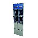 GABINETE P/ 4 MED. TRIF. ARMADO PVC
