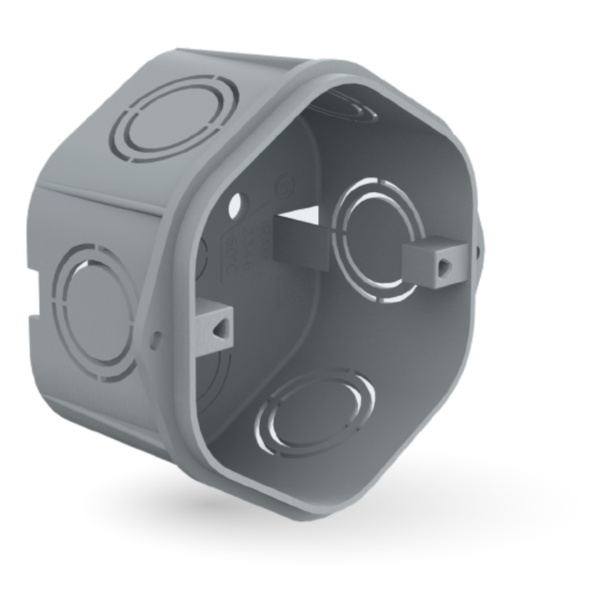 CAJA EMBUTIR PLASTICA OCTOGONAL GRANDE