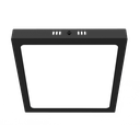 PLAFÓN LED CUADRADO NEGRO 18W 3000K