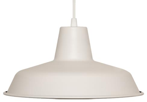 COLGANTE METALICO 30CM BLANCO MICROTEXTURADO