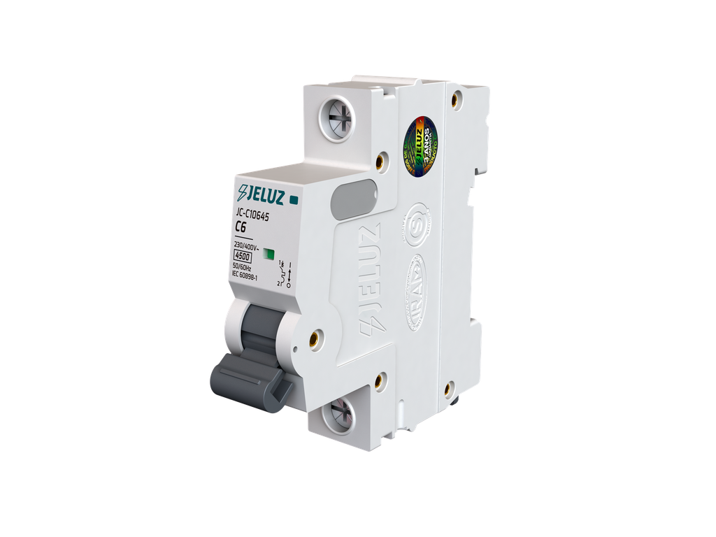 TERMOMAGNETICA 1X  6A DIN JELUZ 4,5KA