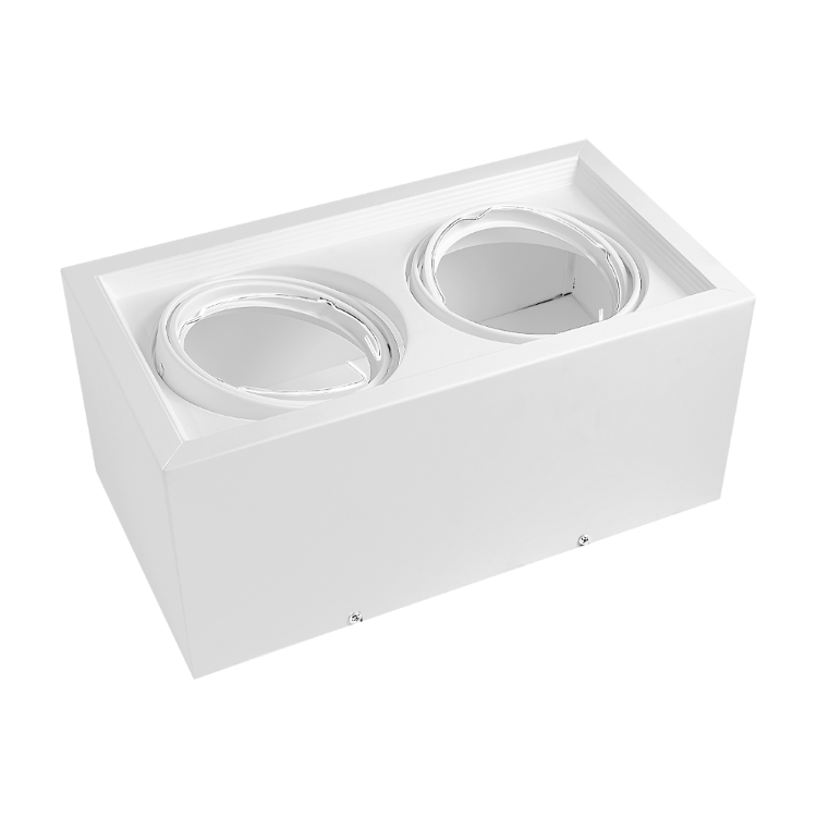 PLAFÓN CARDANICO AR111 X 2 BLANCO