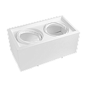 PLAFÓN CARDANICO AR111 X 2 BLANCO