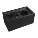 PLAFÓN CARDANICO AR111 X 2 NEGRO