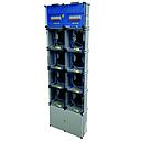 GABINETE P/ 8 MED.MONOF. ARMADO PVC