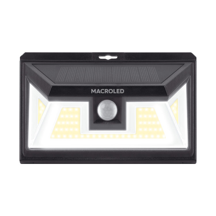 LUMINARIA LED SOLAR 5W CON SENSOR