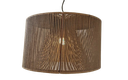 COLGANTE HIERRO COCIDO CON HILO MARRON 50x28cm
