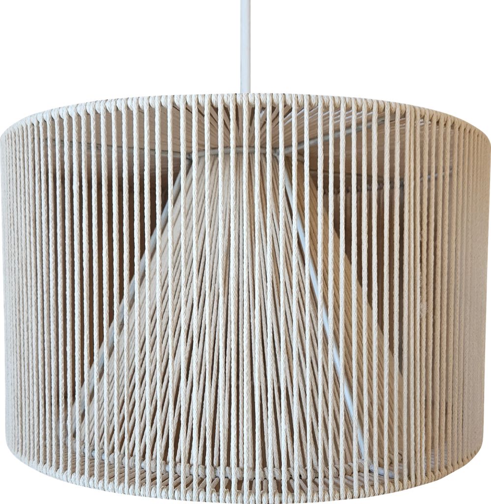 COLGANTE HIERRO COCIDO CON HILO NATURAL 50x28cm