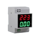 VOLTÍMETRO AMPERÍMETRO P/RIEL