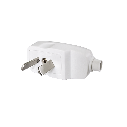 FICHA MACHO PARA VELADOR 10A BLANCA