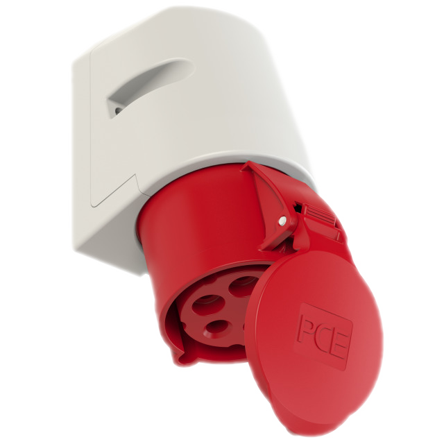 TOMA INDUSTRIAL DE SOBREPONER  32A 3P+N+T