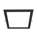 PANEL LED CUADRADO NEGRO 18W 3000K
