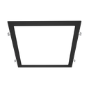 PANEL LED CUADRADO NEGRO 24W 3000K