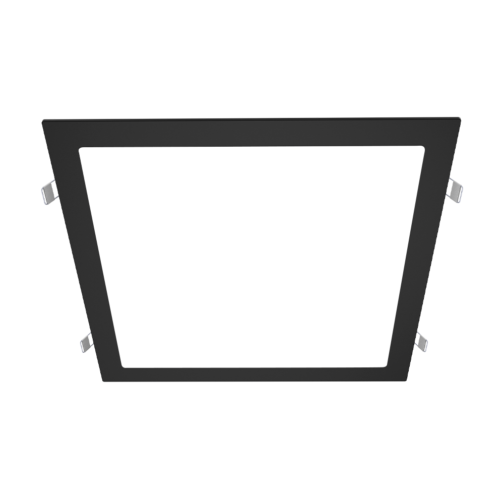 PANEL LED CUADRADO NEGRO 24W 6000K